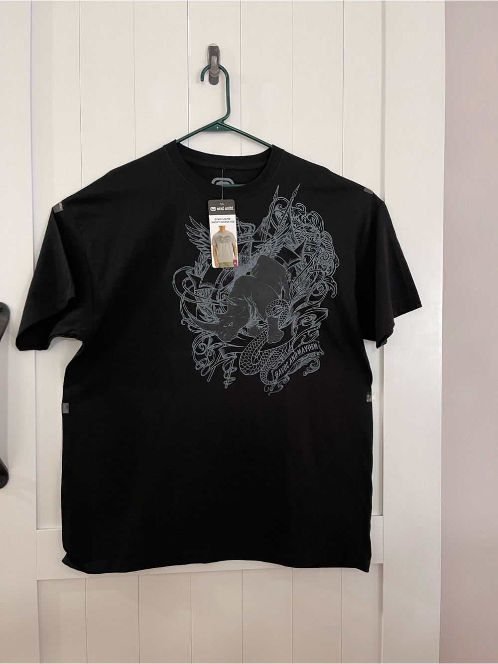 Black Graphic echo unlimited T-Shirt -